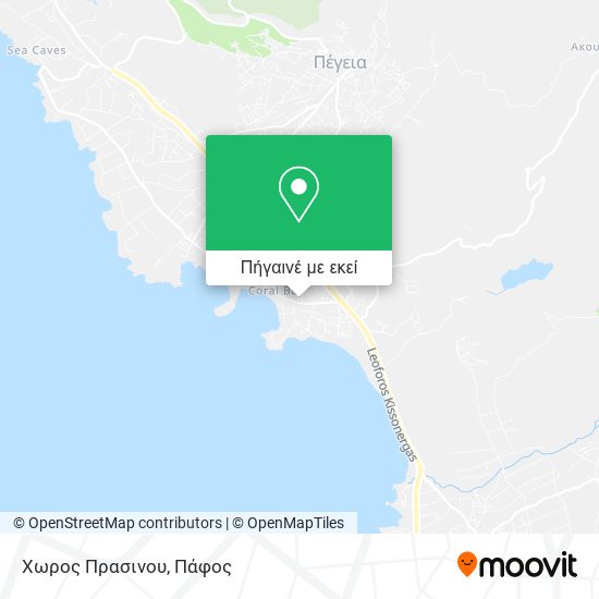 Χωρος Πρασινου χάρτης
