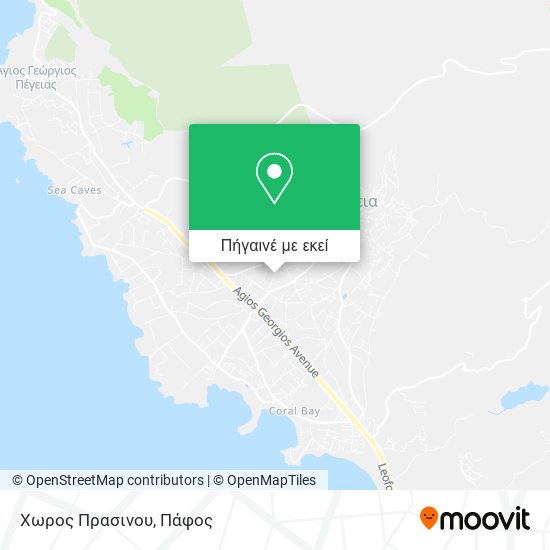 Χωρος Πρασινου χάρτης