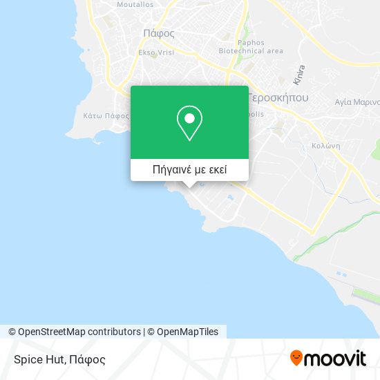 Spice Hut χάρτης