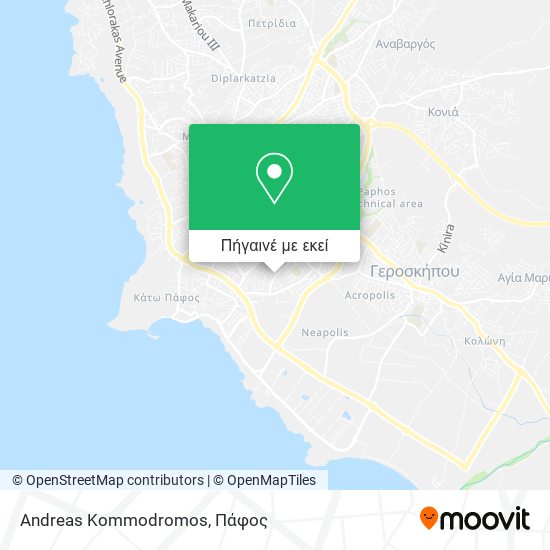 Andreas Kommodromos χάρτης