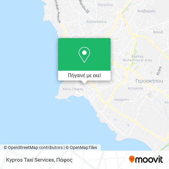 Kypros Taxi Services χάρτης