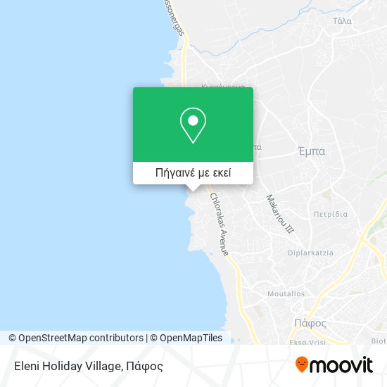Eleni Holiday Village χάρτης