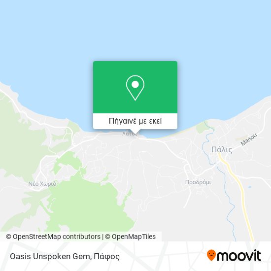 Oasis Unspoken Gem χάρτης