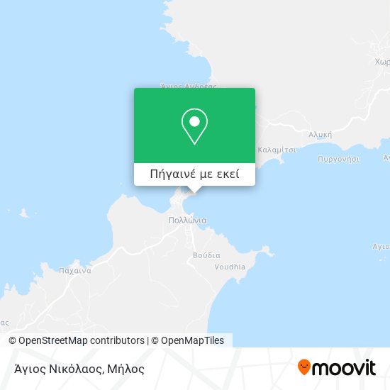Άγιος Νικόλαος χάρτης