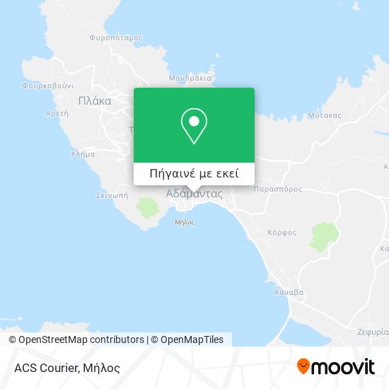 ACS Courier χάρτης