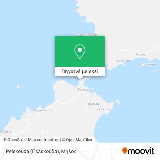 Pelekouda (Πελεκούδα) χάρτης