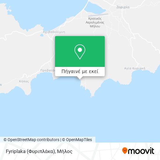 Fyriplaka (Φυριπλάκα) χάρτης