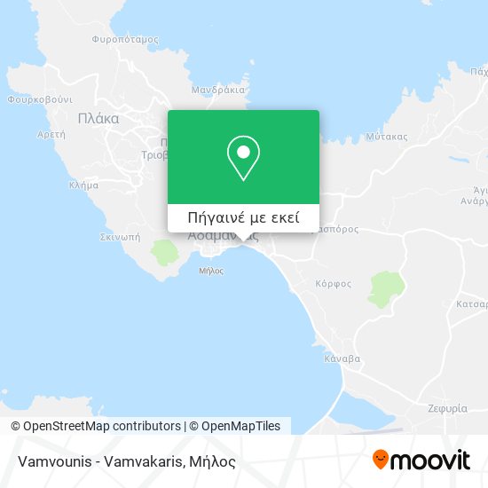 Vamvounis - Vamvakaris χάρτης