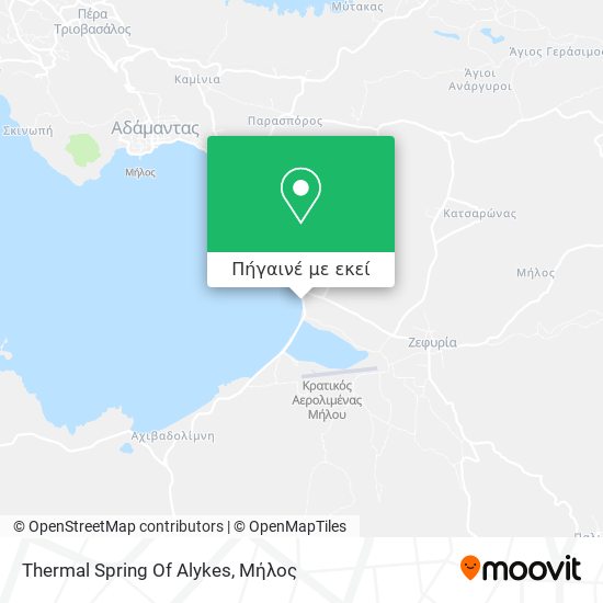 Thermal Spring Of Alykes χάρτης