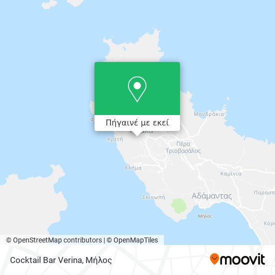 Cocktail Bar Verina χάρτης