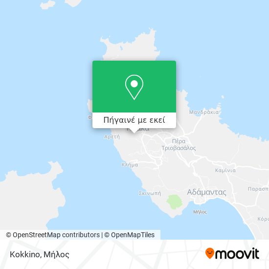 Kokkino χάρτης