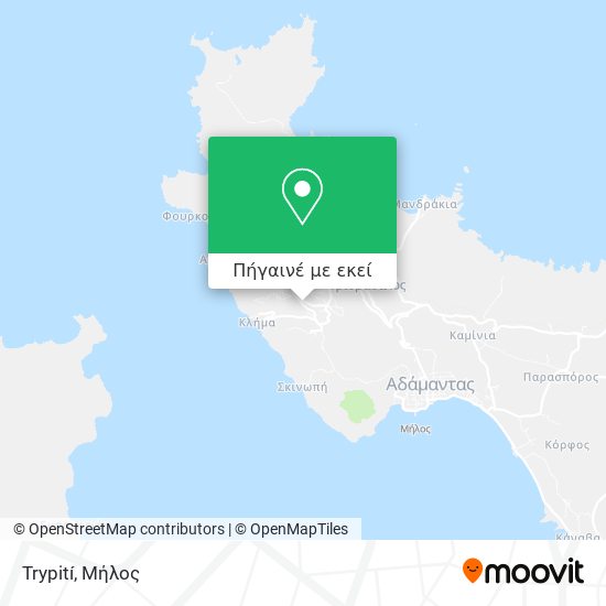 Trypití χάρτης