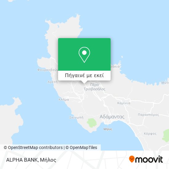 ALPHA BANK χάρτης