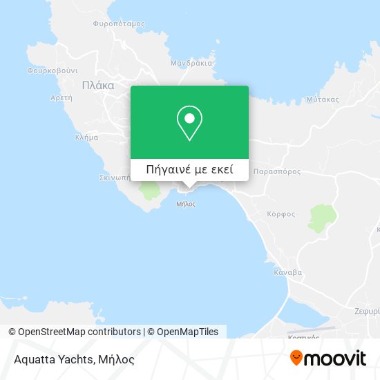 Aquatta Yachts χάρτης