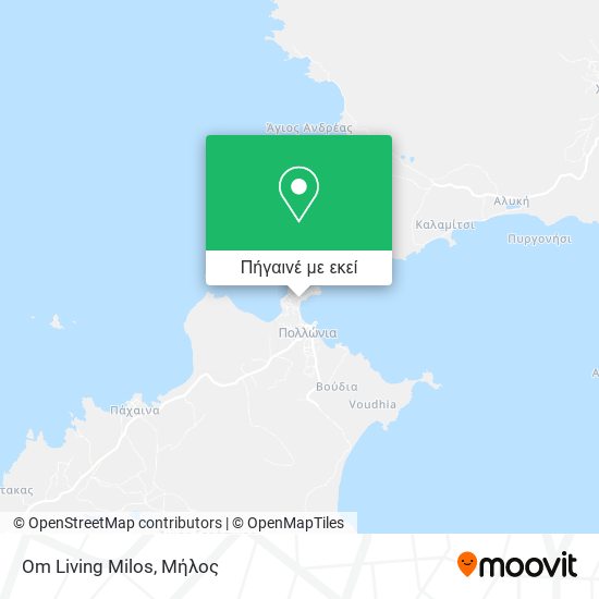 Om Living Milos χάρτης