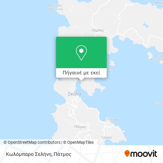 Κωλόμπαρο Σελήνη χάρτης