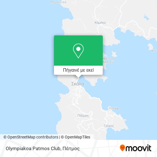 Olympiakoa Patmos Club χάρτης