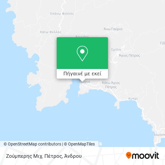 Ζούμπερης Μιχ. Πέτρος χάρτης