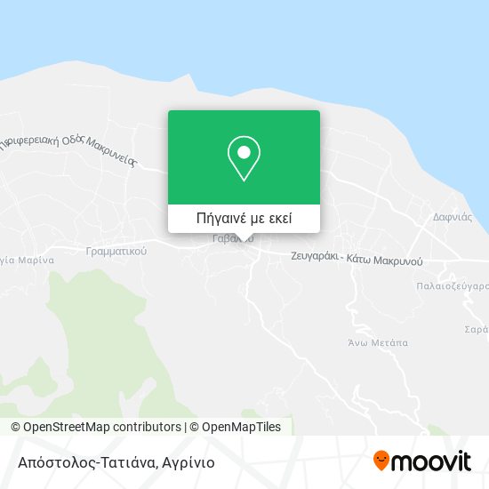Απόστολος-Τατιάνα χάρτης