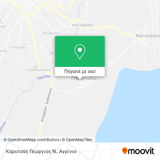 Καρυτσας Γεωργιος Ν. χάρτης