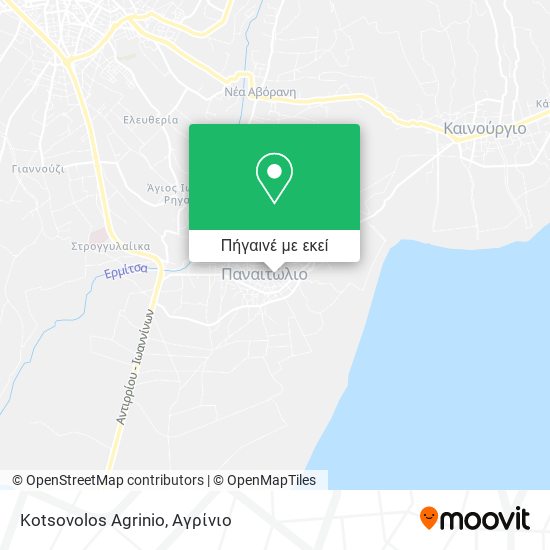 Kotsovolos Agrinio χάρτης