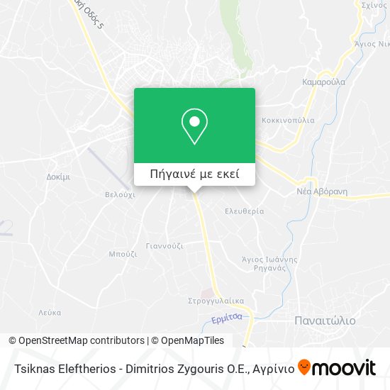 Tsiknas Eleftherios - Dimitrios Zygouris O.E. χάρτης