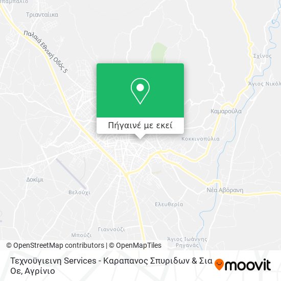 Τεχνοϋγιεινη Services - Καραπανος Σπυριδων & Σια Οε χάρτης