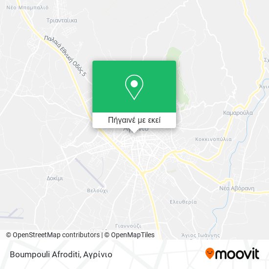 Boumpouli Afroditi χάρτης