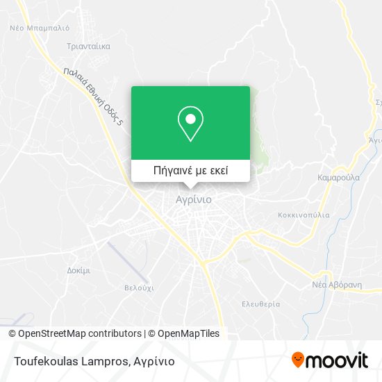 Toufekoulas Lampros χάρτης
