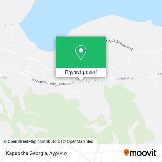 Kapsocha Georgia χάρτης