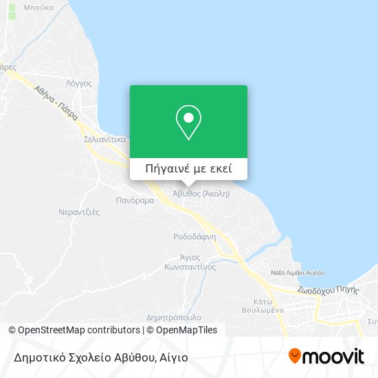 Δημοτικό Σχολείο Αβύθου χάρτης