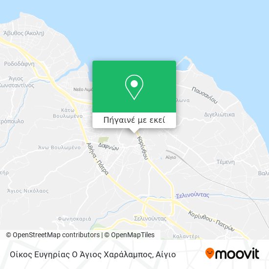 Οίκος Ευγηρίας Ο Άγιος Χαράλαμπος χάρτης