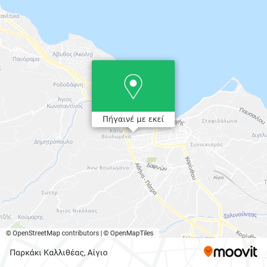 Παρκάκι Καλλιθέας χάρτης