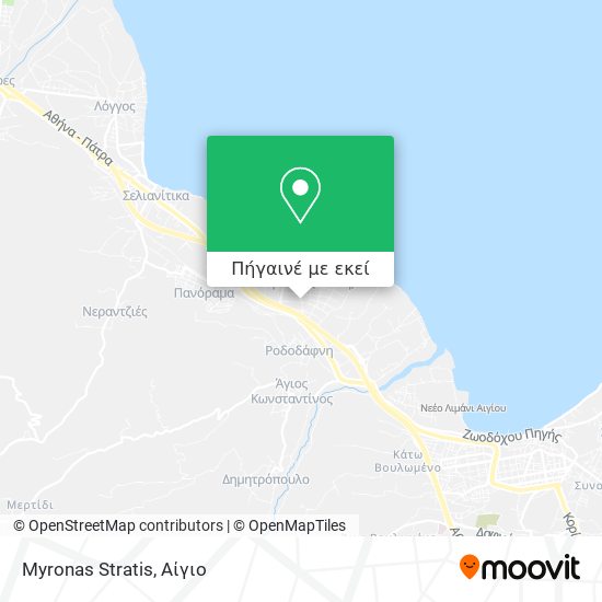 Myronas Stratis χάρτης