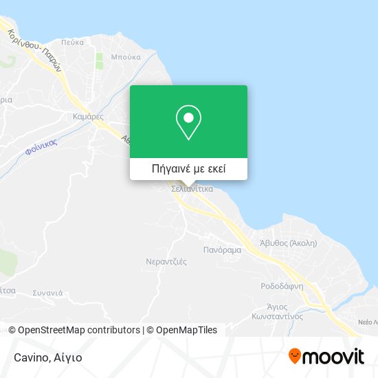 Cavino χάρτης