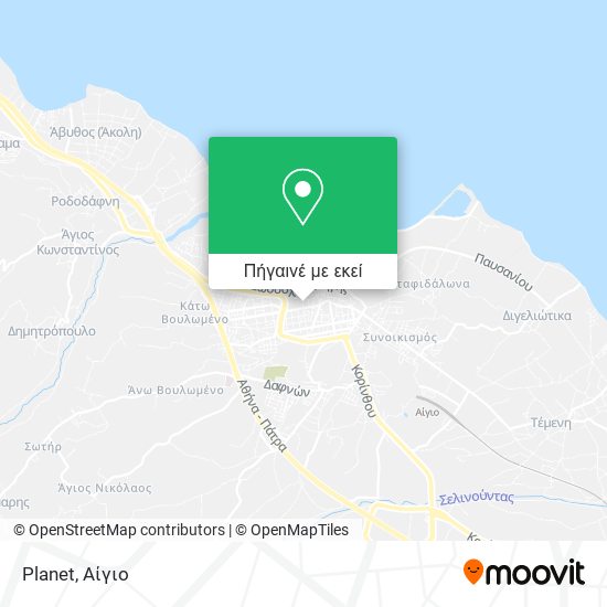 Planet χάρτης