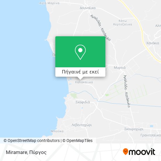 Miramare χάρτης