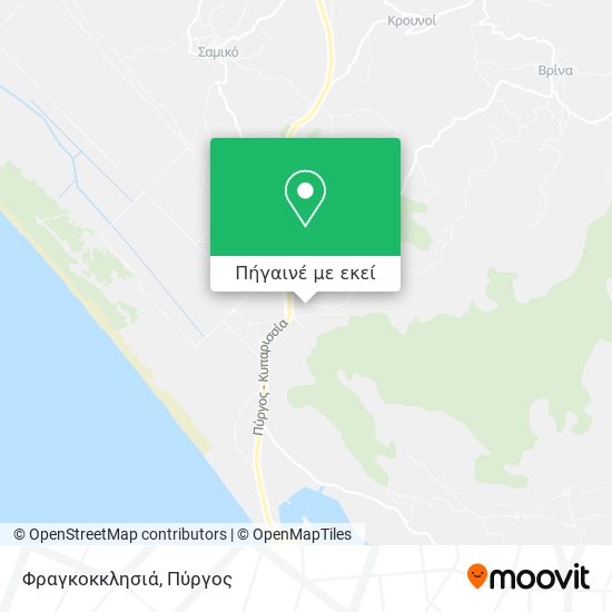 Φραγκοκκλησιά χάρτης