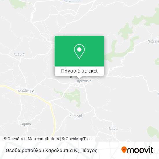 Θεοδωροπούλου Χαραλαμπία Κ. χάρτης