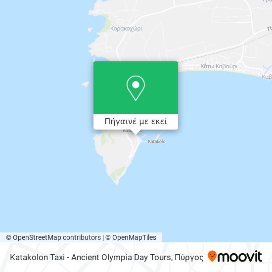 Katakolon Taxi - Ancient Olympia Day Tours χάρτης