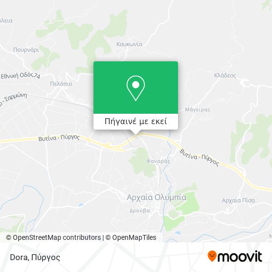 Dora χάρτης