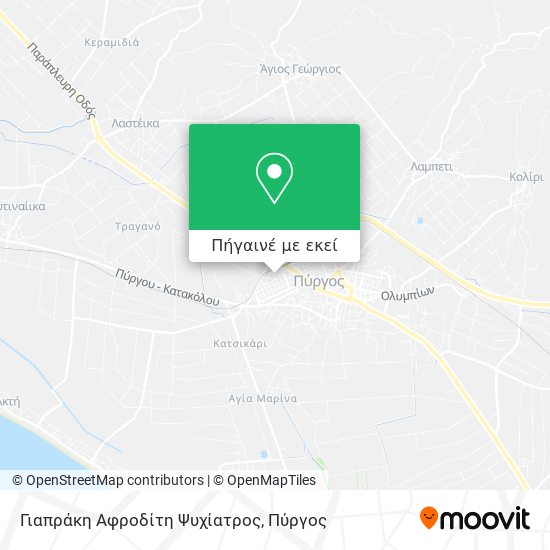 Γιαπράκη Αφροδίτη Ψυχίατρος χάρτης