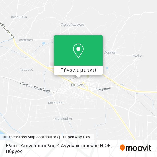 Ελπα - Διονυσοπουλος Κ Αγγελακοπουλος Η ΟΕ χάρτης