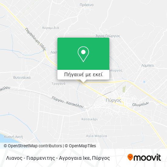 Λιανος - Γιαρμενιτης - Αγρογαια Ικε χάρτης