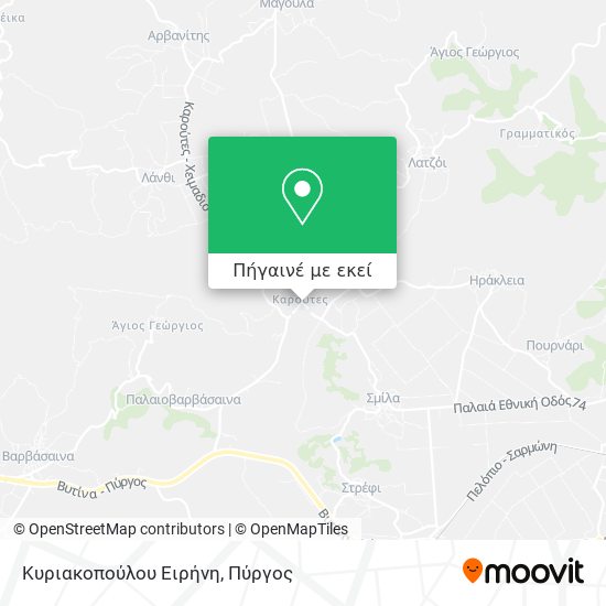 Κυριακοπούλου Ειρήνη χάρτης
