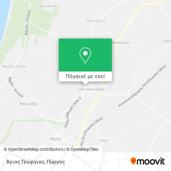Άγιος Γεώργιος χάρτης