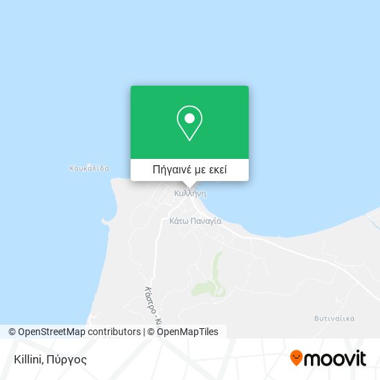 Killini χάρτης