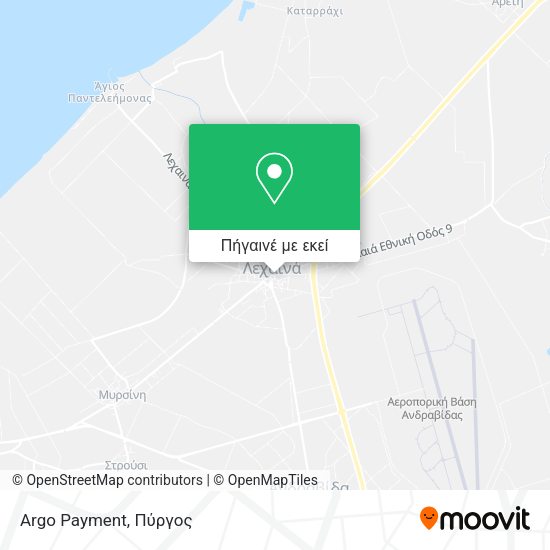 Argo Payment χάρτης
