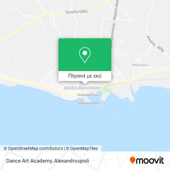 Dance Art Academy χάρτης