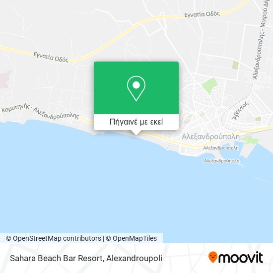 Sahara Beach Bar Resort χάρτης